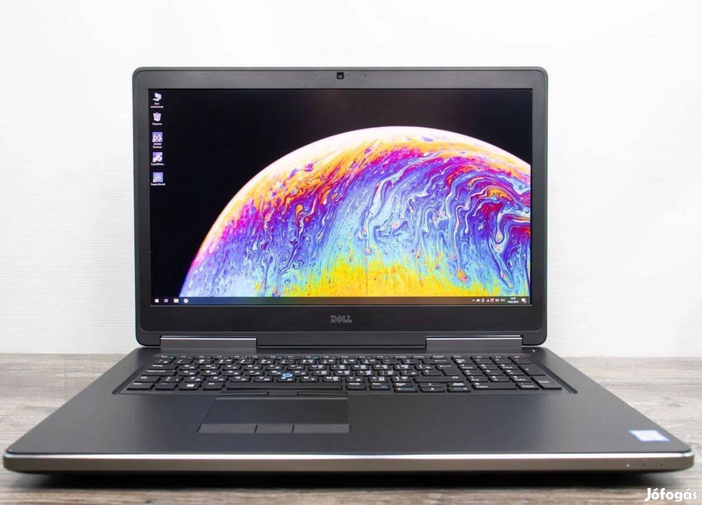 17 colos Dell laptop eladó! Core i7-8750H , 512 gb ssd
