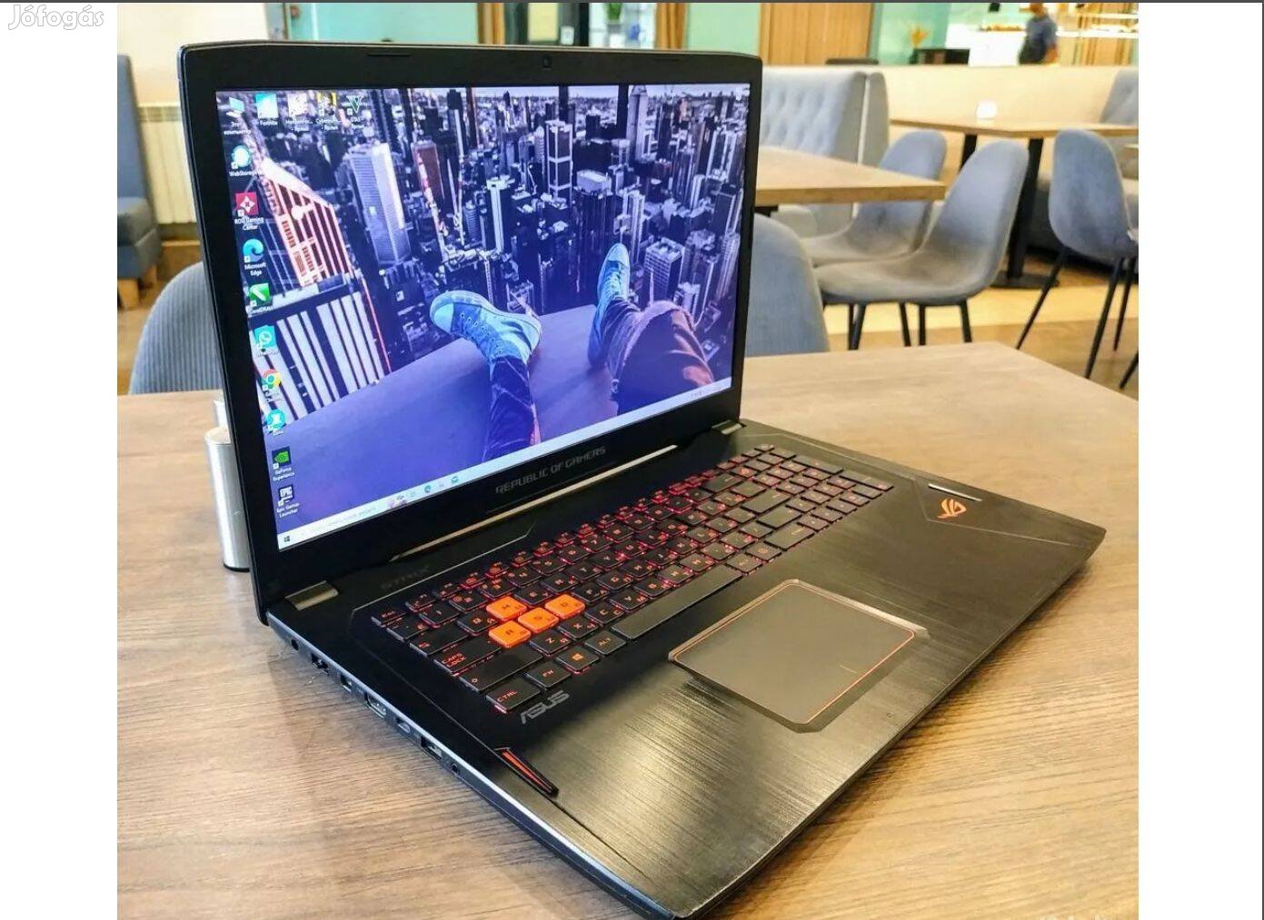 17 colos Gtx 1080 8GB Asus rog gamer laptop eladó