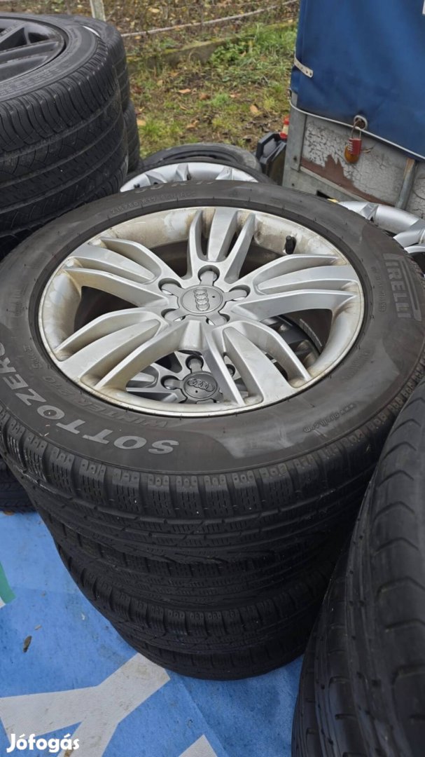 17 colos gyári Audi Q3 alufelni 17 col A4, téli gumi