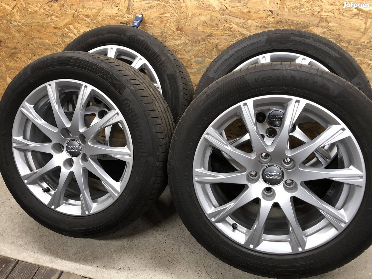 17 colos gyári Audi alufelni A4,A6, 225/50/17 nyári gumi 17 col