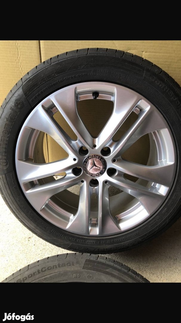 17 colos gyári Mercedes alufelni E, C osztály, 17 col