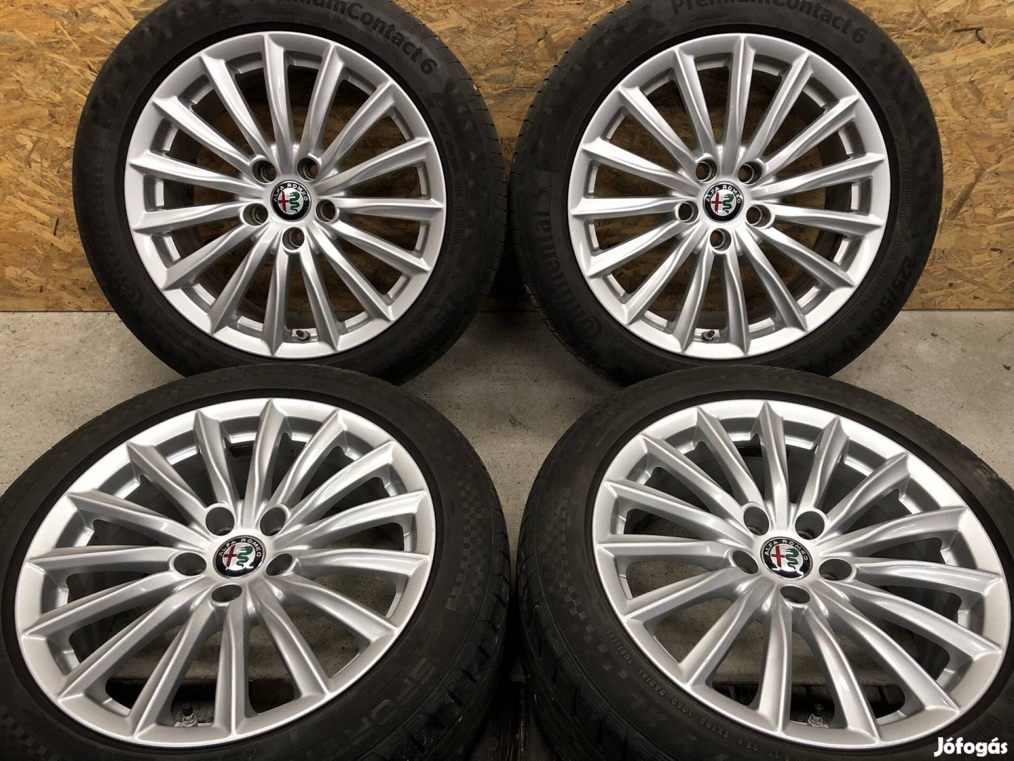 17 colos újszerű gyári Alfa Romeo alufelni 17 col 5x110