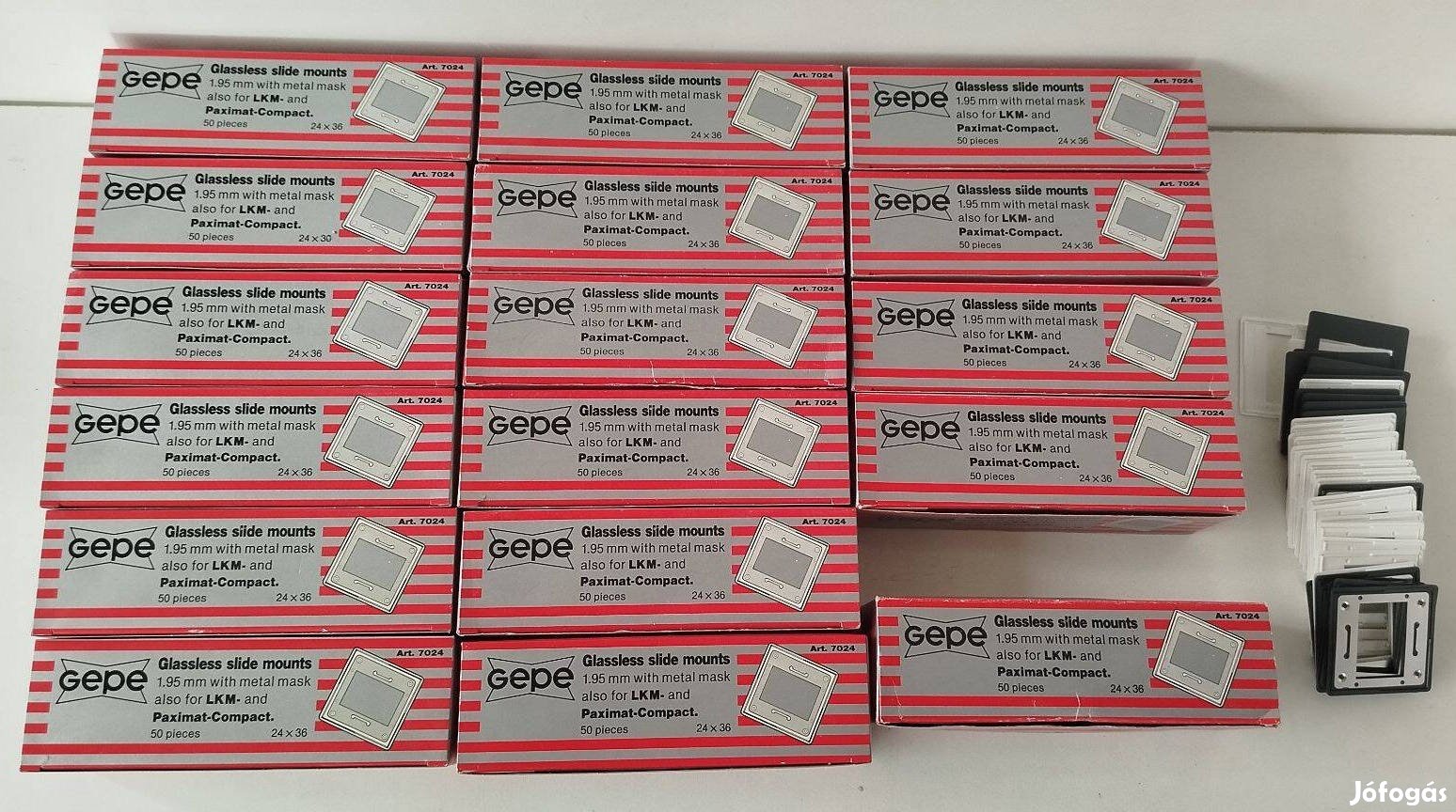 17 doboz 850 db, új Gepe diakeret