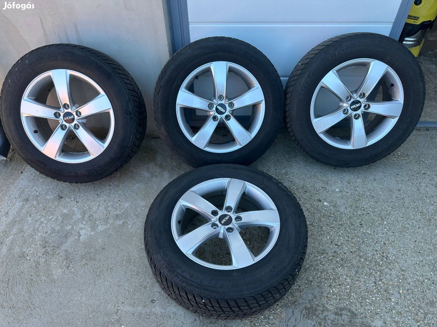 17-es 5x114.3 -as alufelni szett eladó