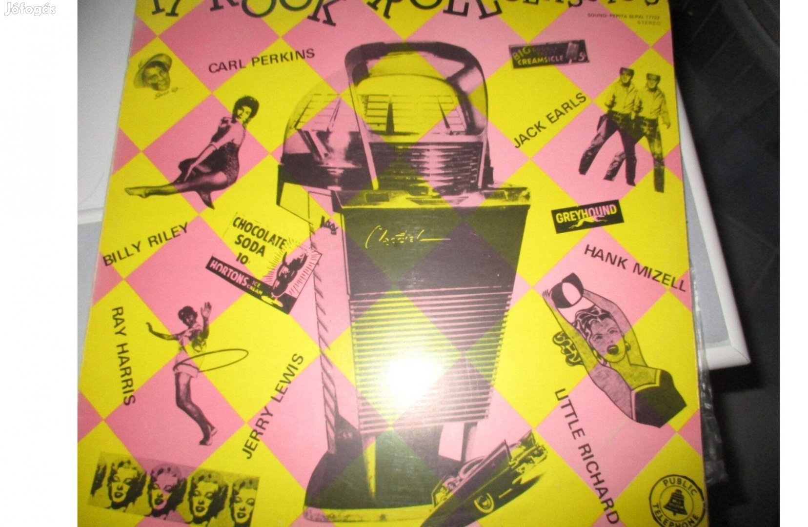 17 rock & roll classics bakelit hanglemez eladó