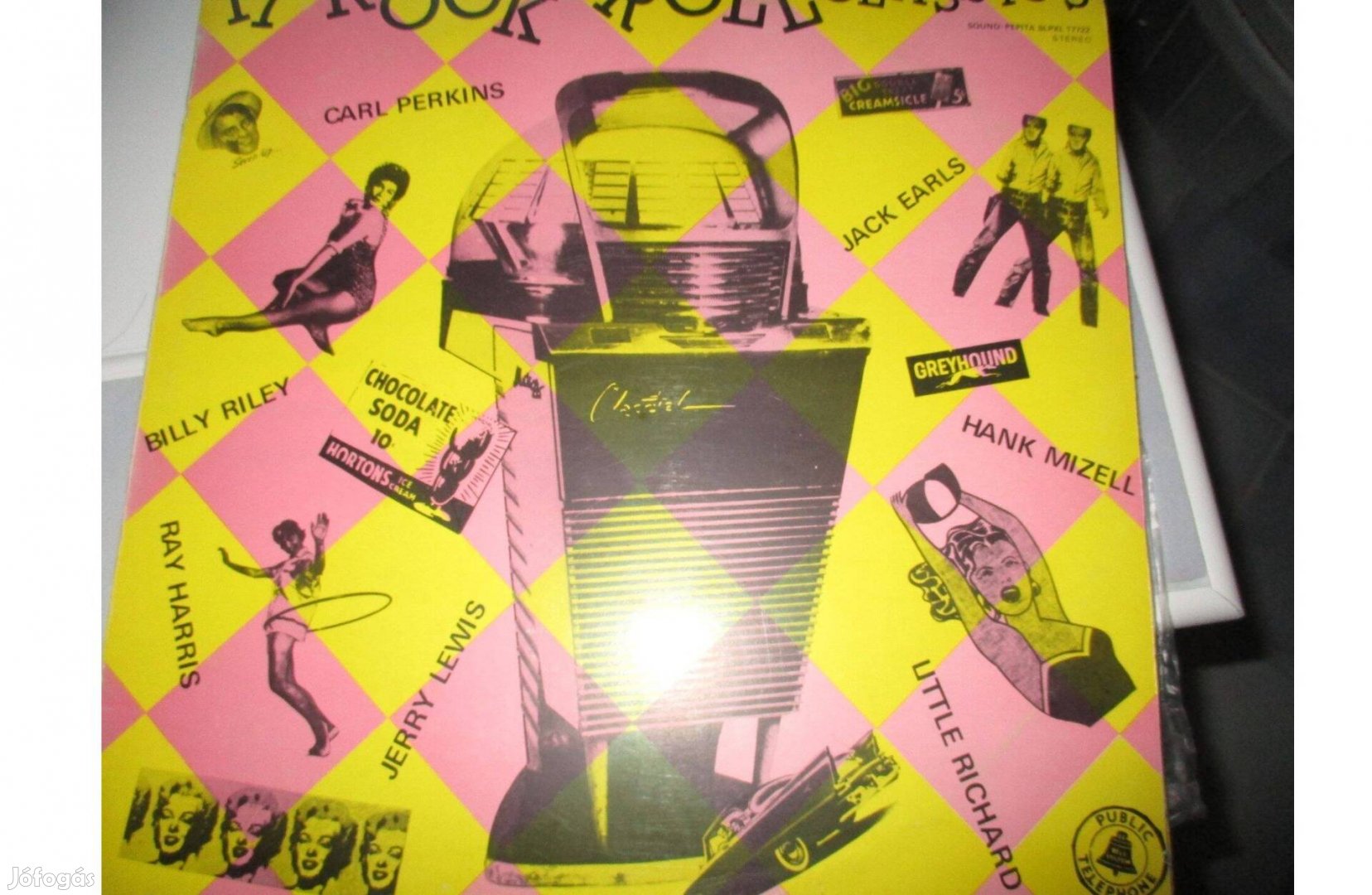 17 rock roll classics bakelit hanglemez eladó