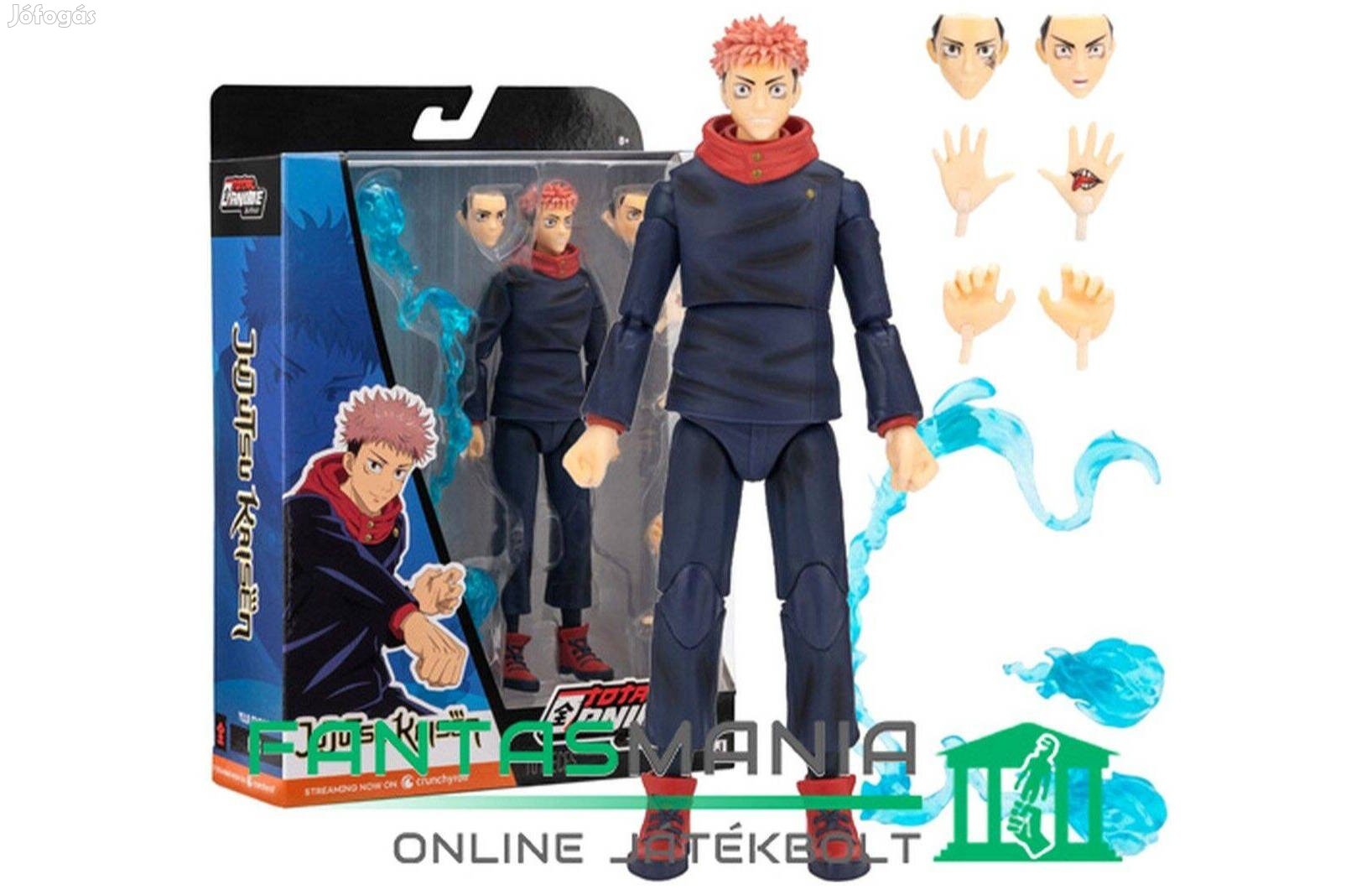 17cm Jujutsu Kaisen mozgatható anime figura Juji Itadori effekttel