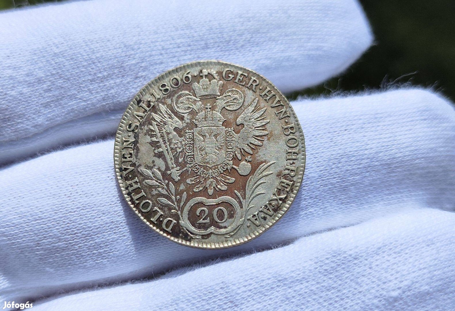 1806 A 20 kreuzer ezüst érme