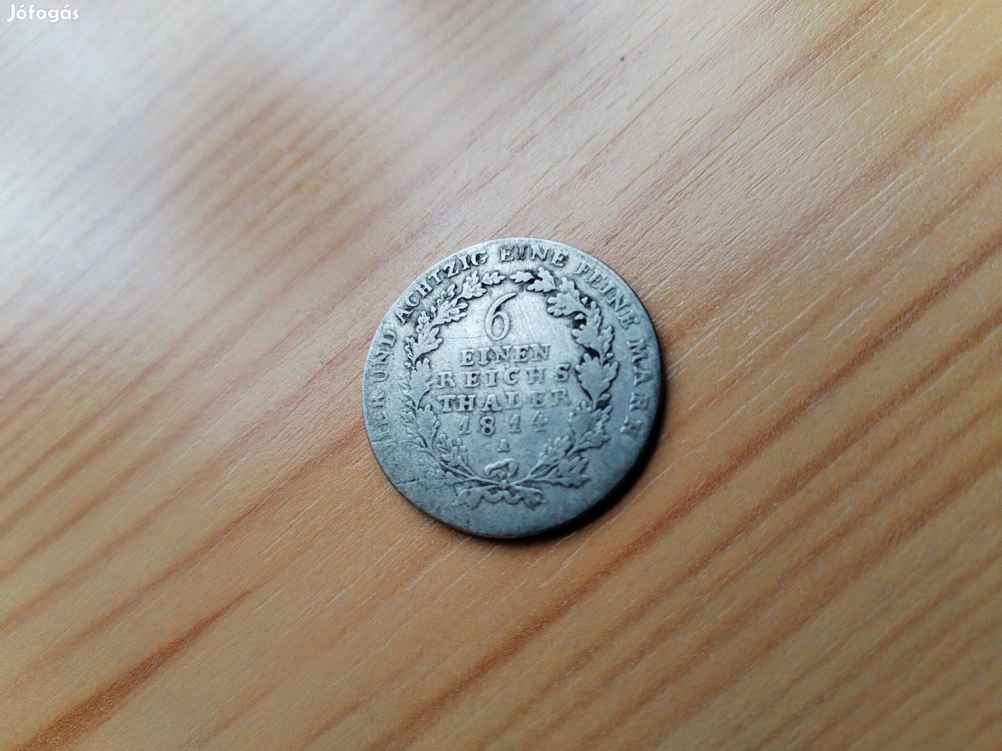 1814-es ezüst 6 Einen Reichs Thaler