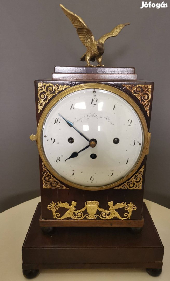 1820 körüli, negyedütős empire asztali óra