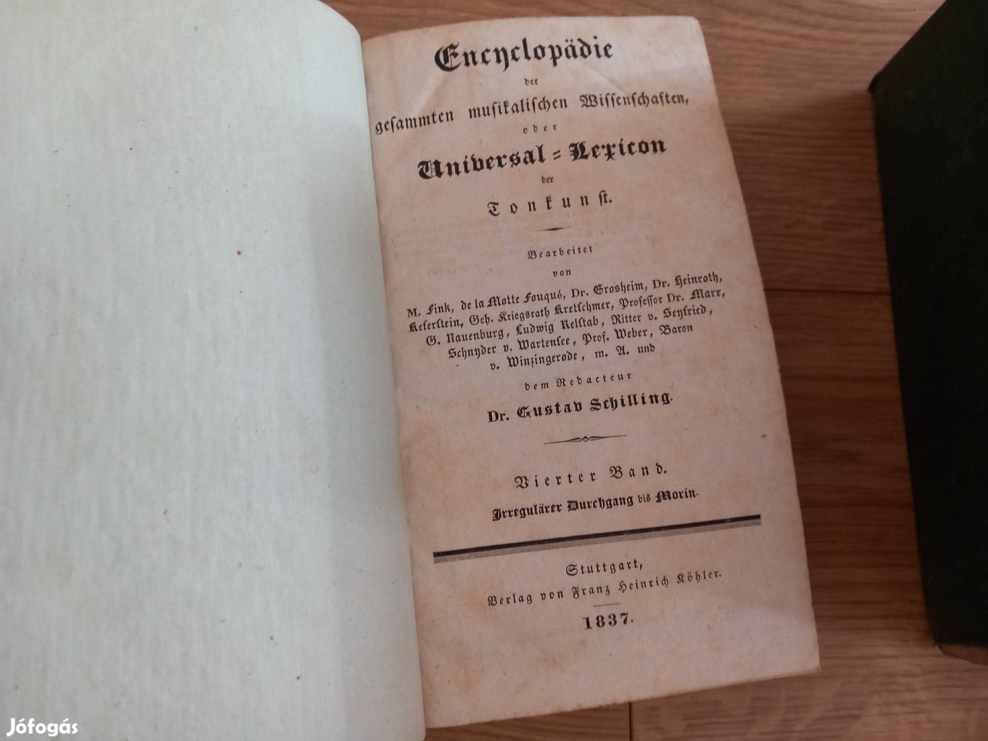 1836-os kiadás! Schilling lexikon zene zenetörténet