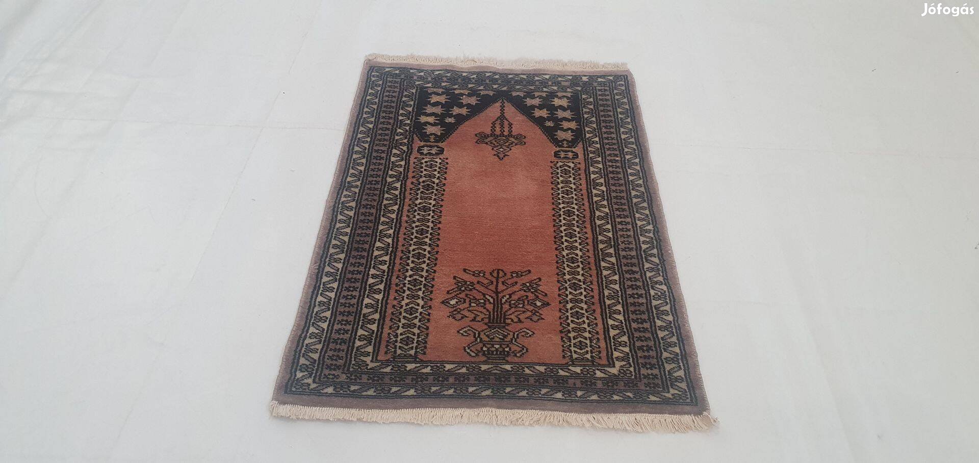 1837 Pakisztáni kézi gyapjú perzsa Ima szőnyeg 60X91CM