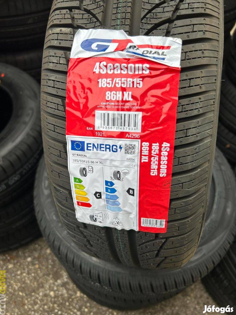 185/55R15 Gtradial 4Season,Új négy évszakos gumi