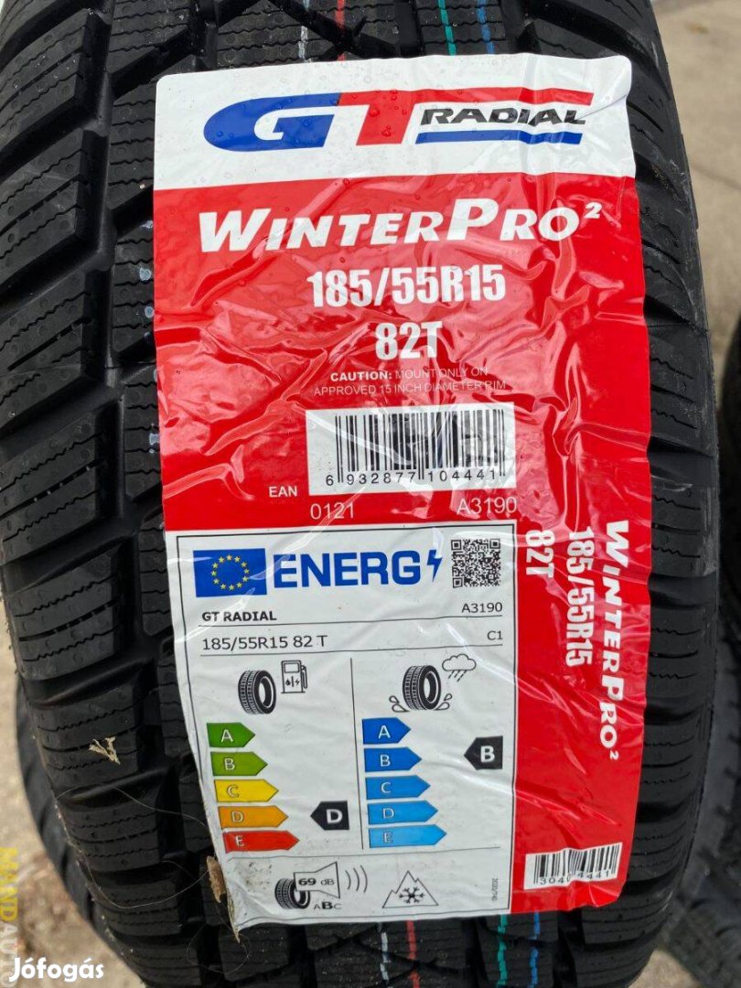 185/55R15 Gtradial Winterpro2Evo,Új téligumi