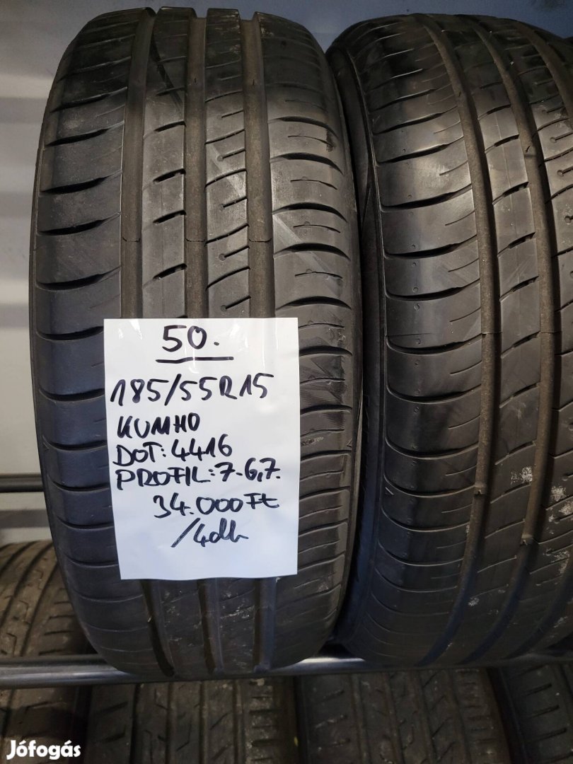 185/55 R15 Kumho nyári gumik