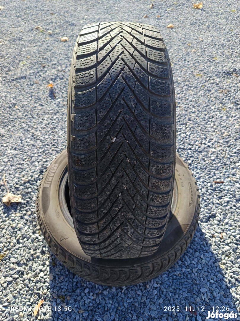 185/55 r15 2db Pirelli téli gumi eladó