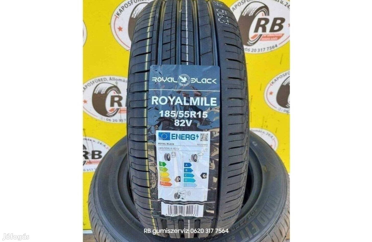 185/55 r15 Black Royal új nyárigumi 18500 Ft/db