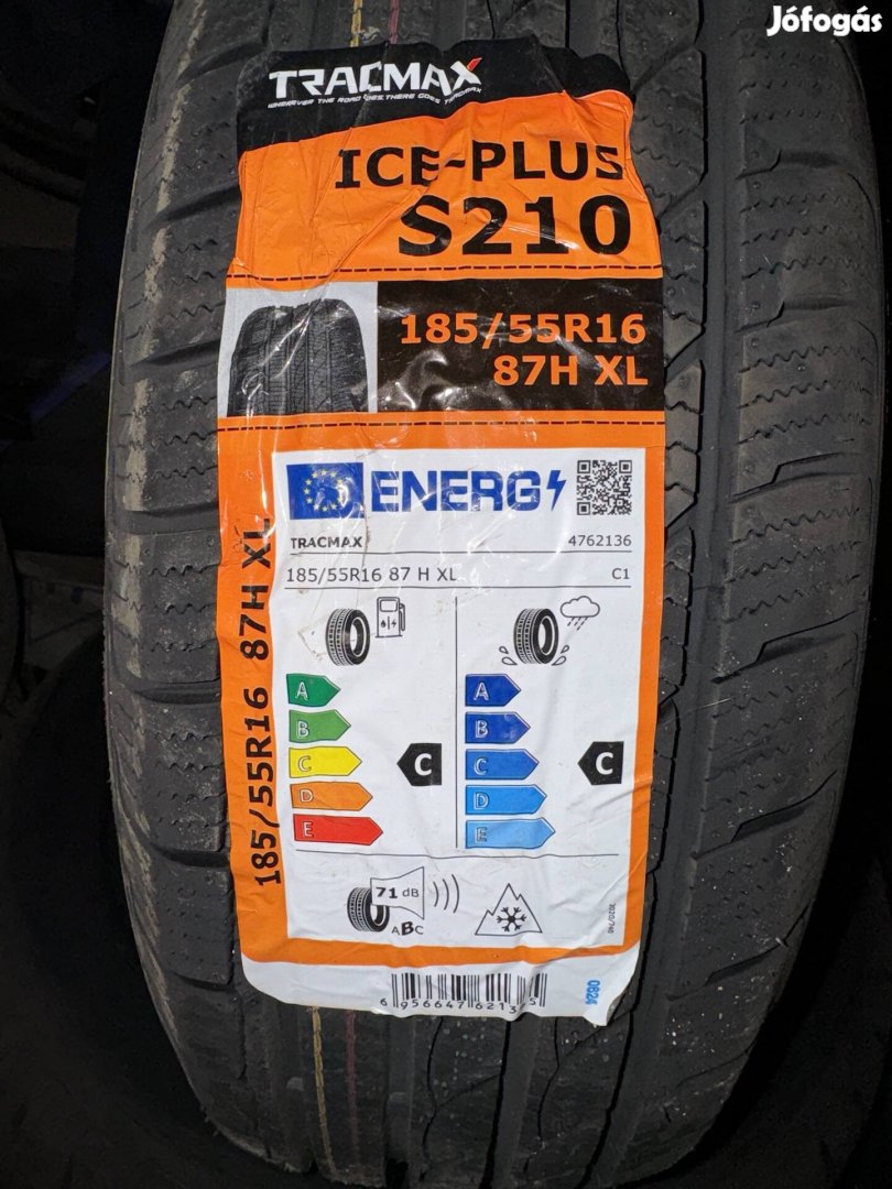 185/55r16 tracmax ice-plus s210 téli gumik