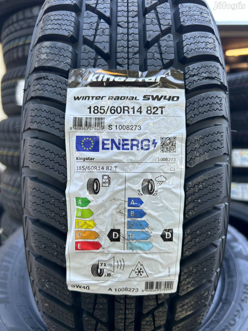 185/60R14 Kingstar SW40(Dot:2024!)(Hankook termék)Új téligumi