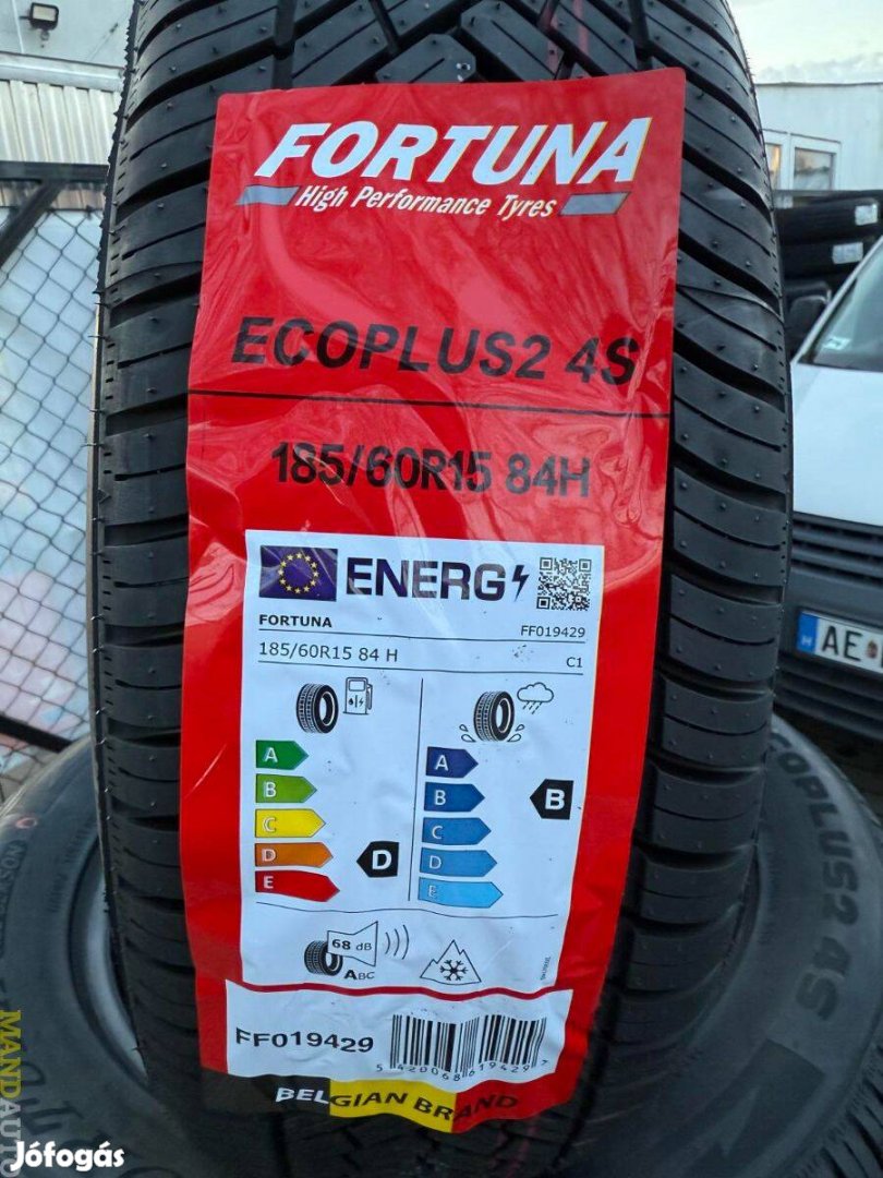 185/60R15 Fortuna Ecoplus2 4Season,Új négy évszakos gumi