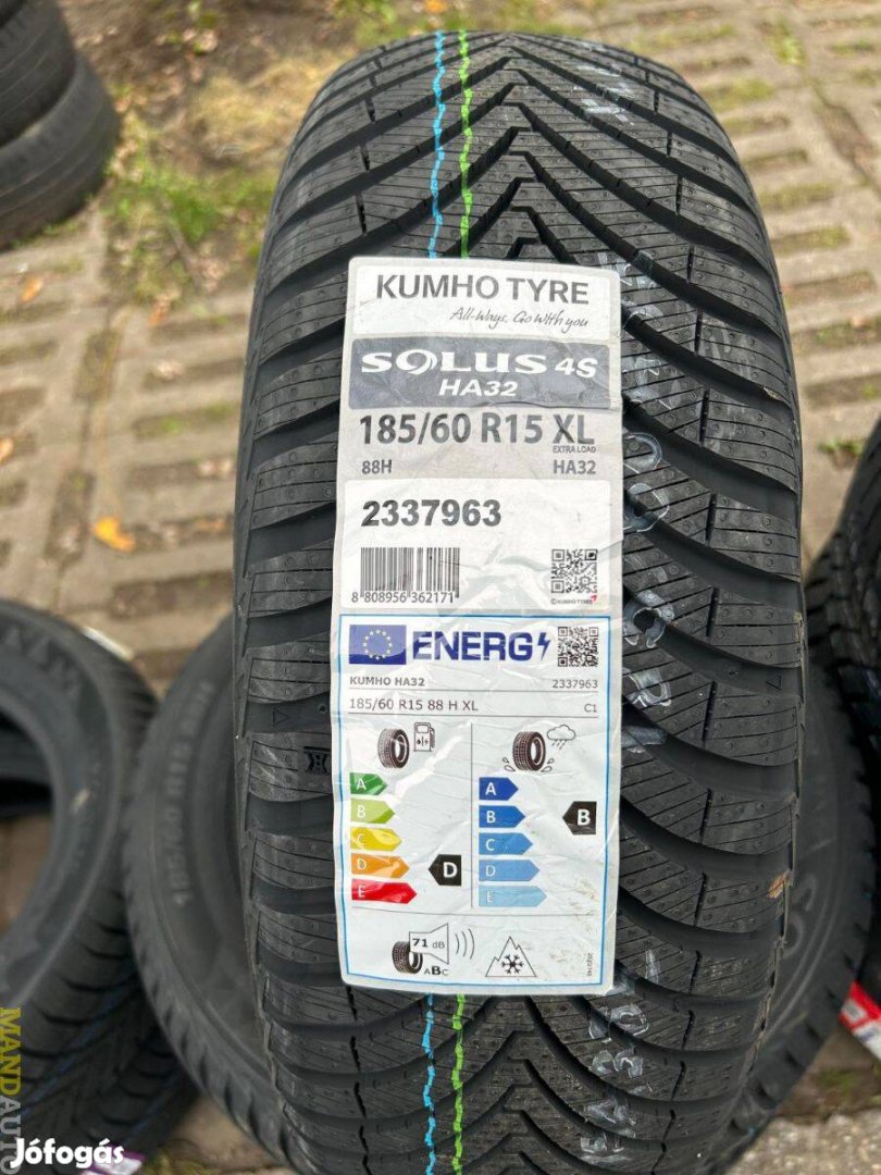 185/60R15 Kumho Solus 4S HA32(XL)
