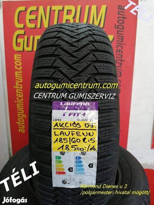 185/60R15 Laufenn téli gumi 18.500 Ft