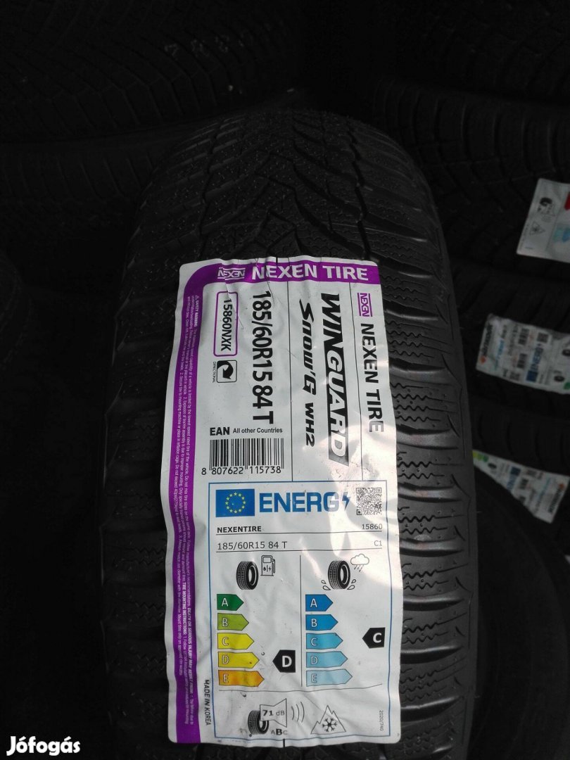 185/60R15 Új Nexen téli gumi garnitúra 185/60 R15