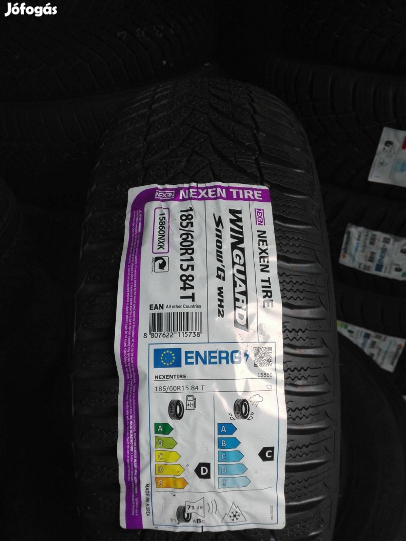 185/60R15 Új Nexen téli gumi garnitúra 185/60 R15