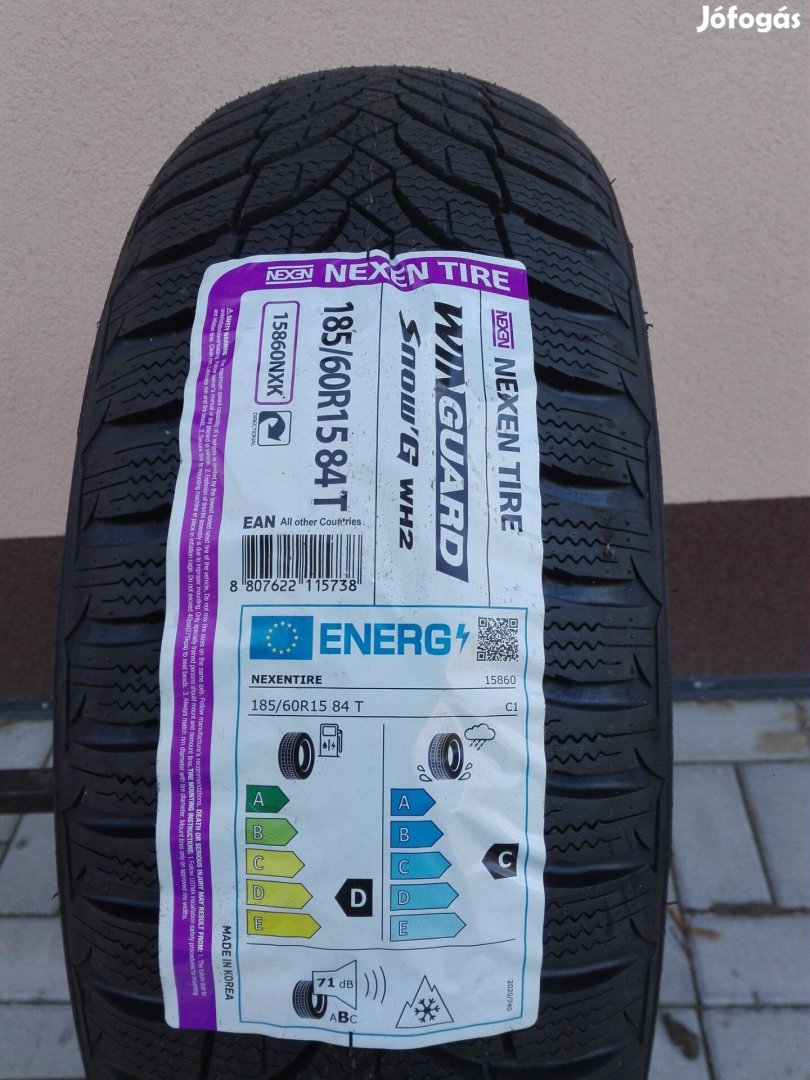 185/60R15 Új Nexen téli gumi garnitúra 185/60 R15