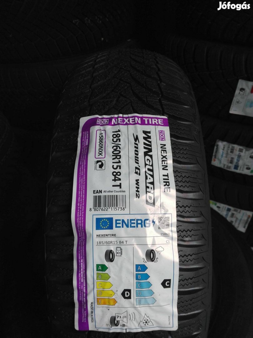 185/60R15 Új Nexen téli gumi garnitúra 185/60 R15