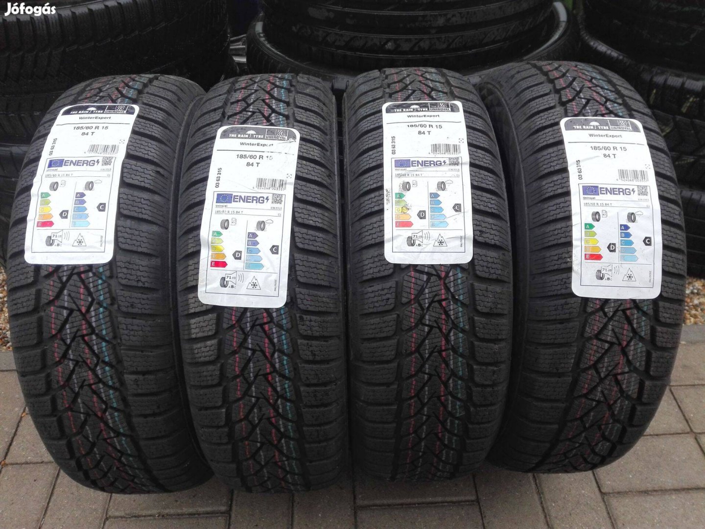 185/60R15 Új Uniroyal téli gumi garnitúra 185/60 R15