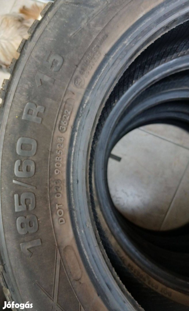 185/60R15 Vredestein Wintrac téli garnitúra 8mm 2022