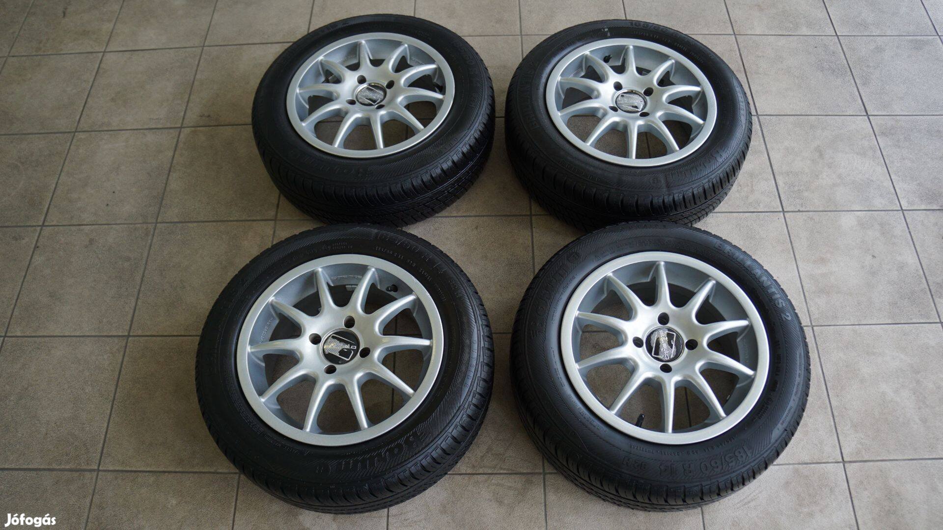 185/60 R14 Opel Corsa C nyári gumik alufelnin
