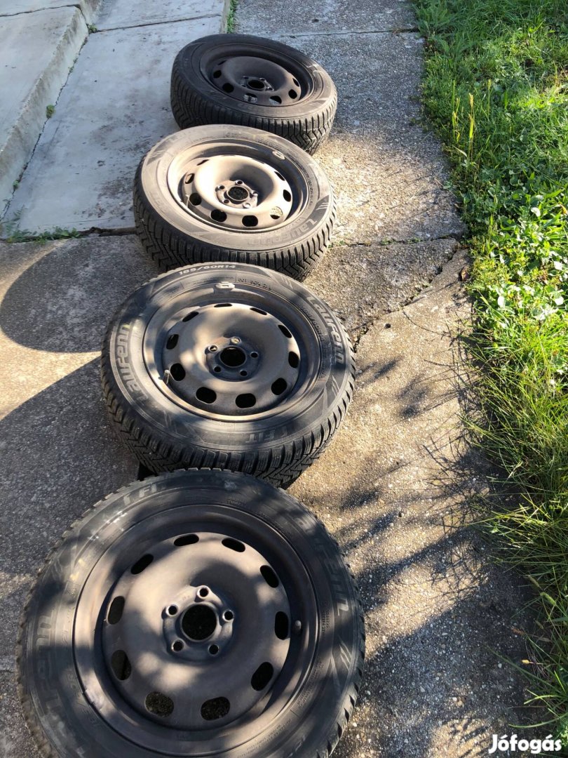 185/60 R14 téligumi lemezfelnin eladó