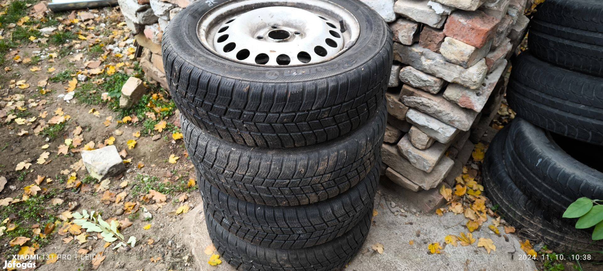 185/60 R15 Barum téligumi garnitúra Opel lemezfelnin