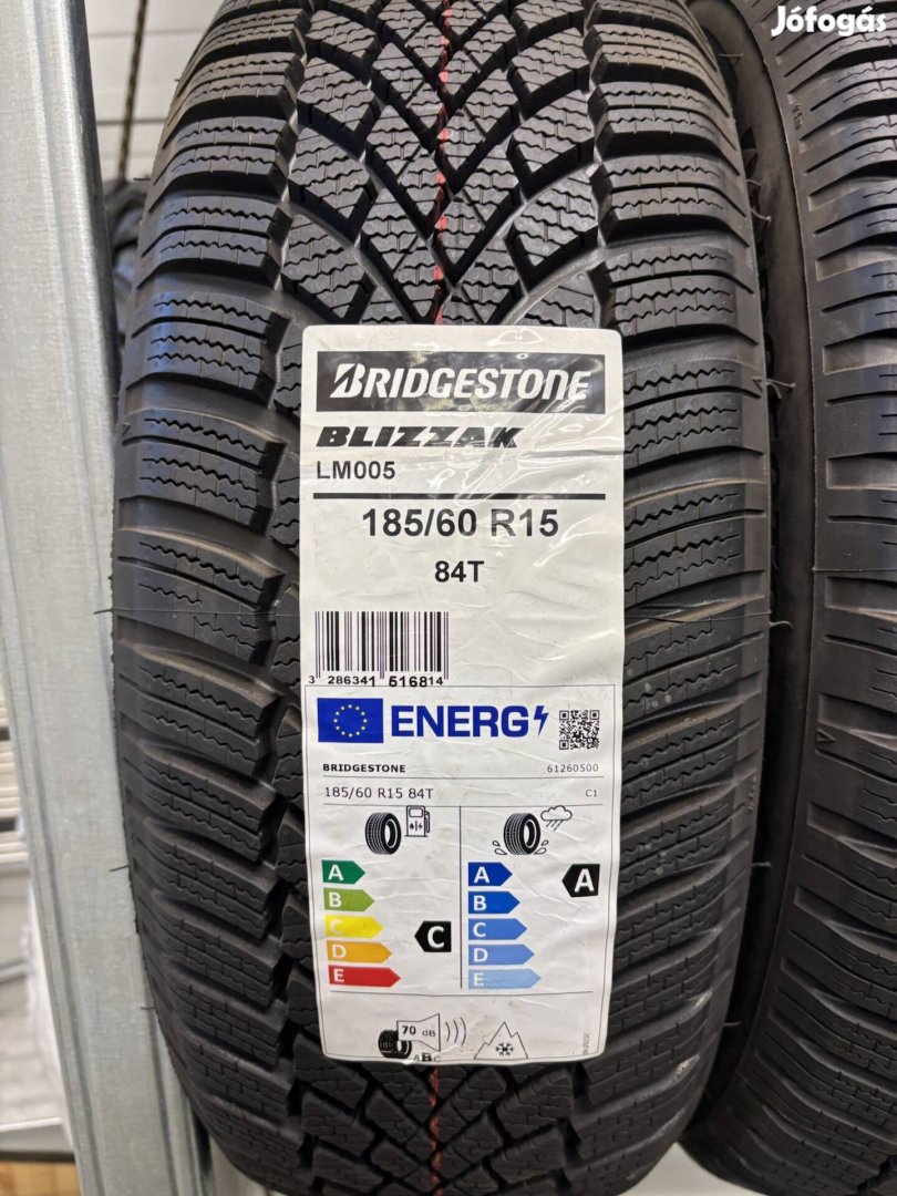 185/60 R15 Bridgestone téligumi Új