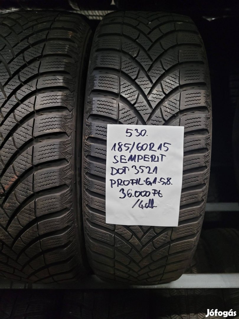 185/60 R15 Semperit téli gumik