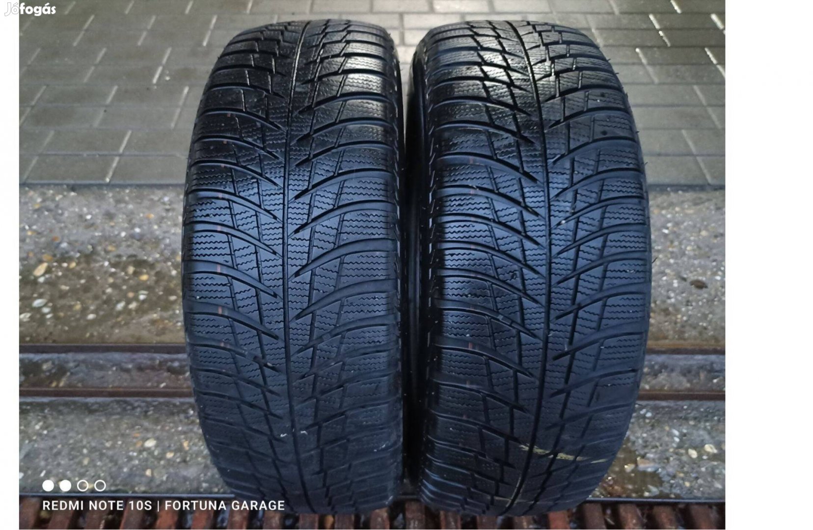 185/60 R15" Bridgestone használt téli gumik