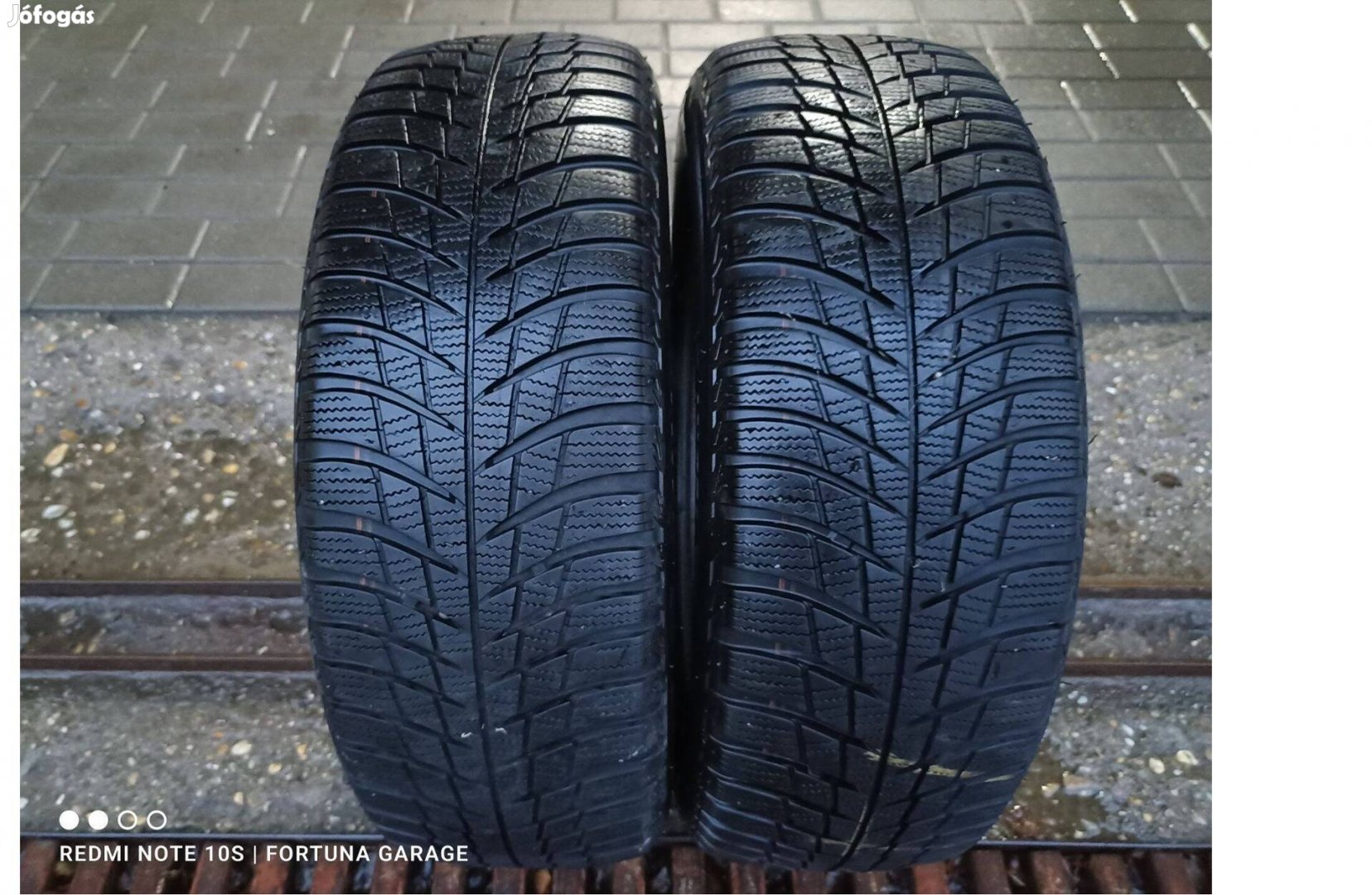 185/60 R15" Bridgestone használt téli gumik