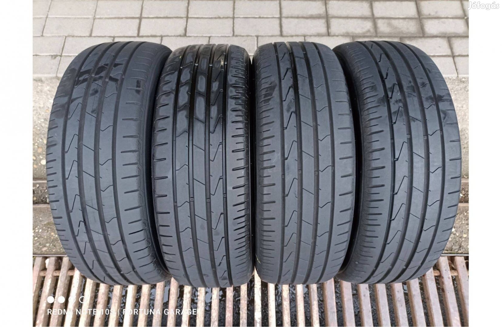 185/60 R15" Hankook használt nyári garnitúra