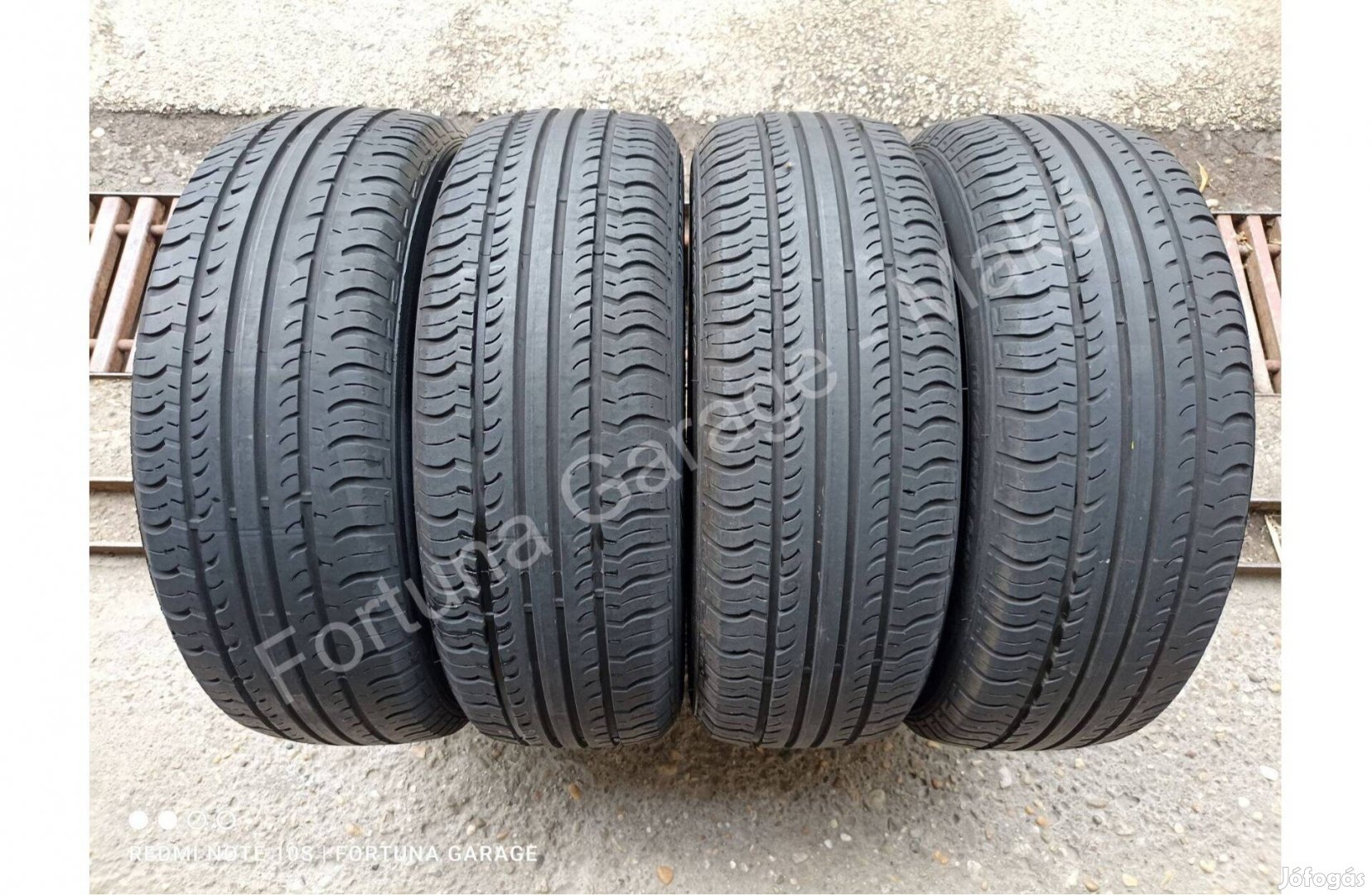 185/60 R15" Hankook használt nyári garnitúra