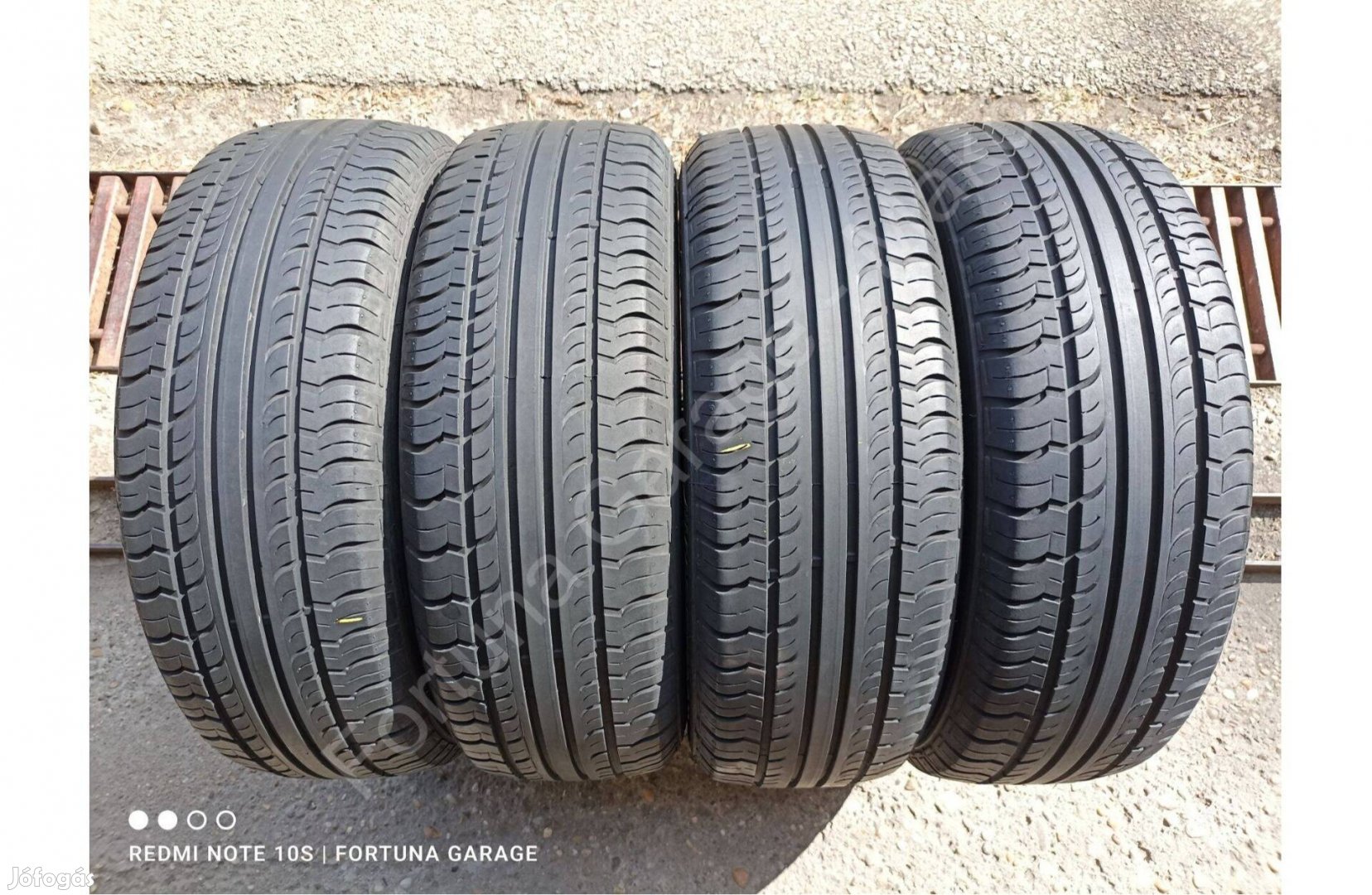 185/60 R15" Hankook használt nyári garnitúra