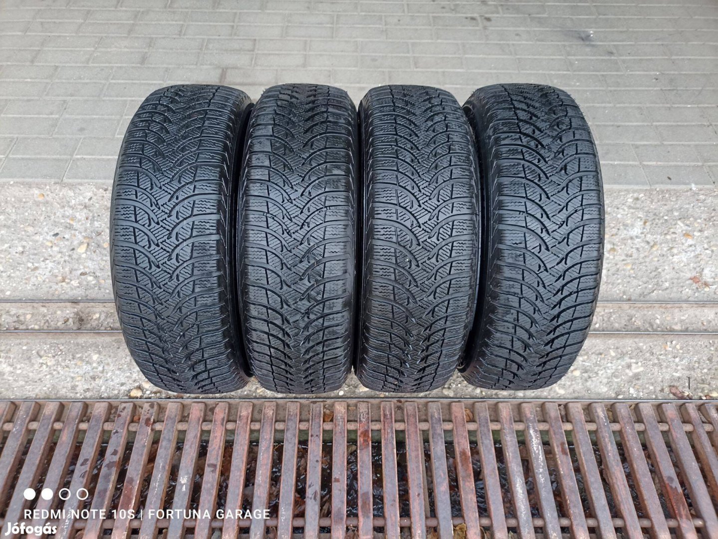 185/60 R15" Michelin használt téli garnitúra
