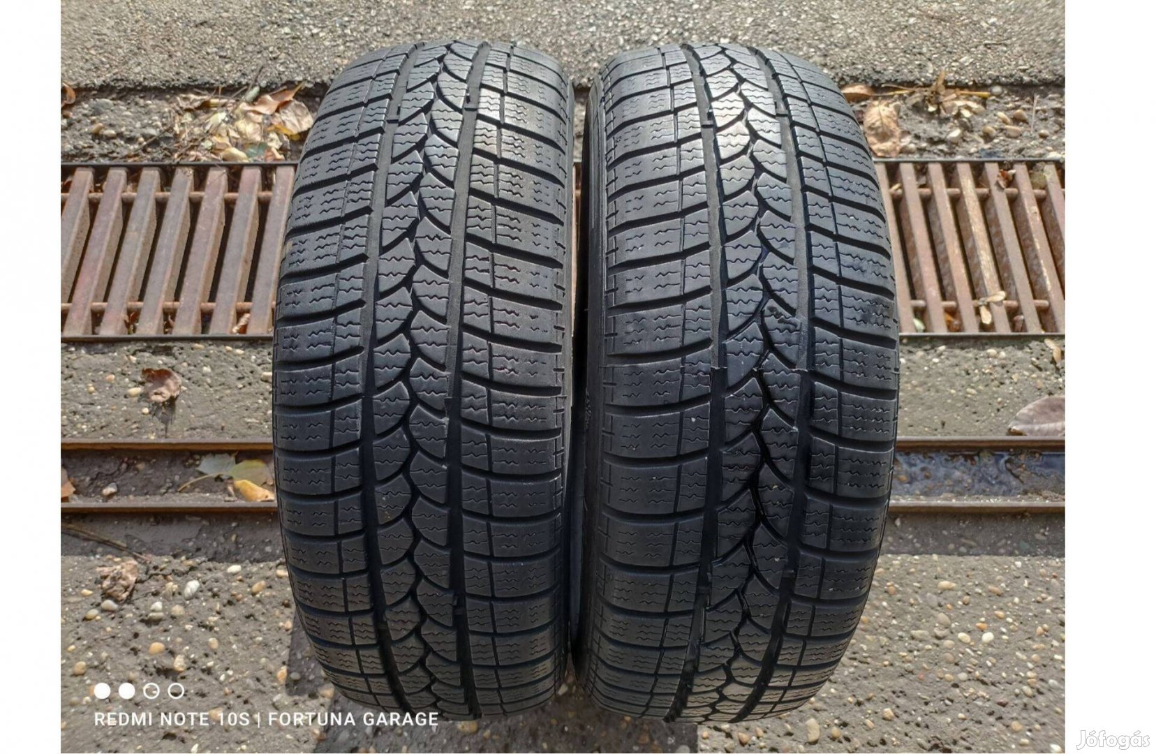 185/60 R15" Riken használt téli gumik