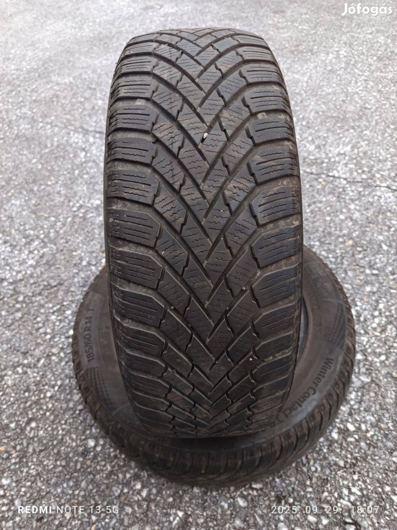 185/60 r14 2db Continental téli gumi eladó