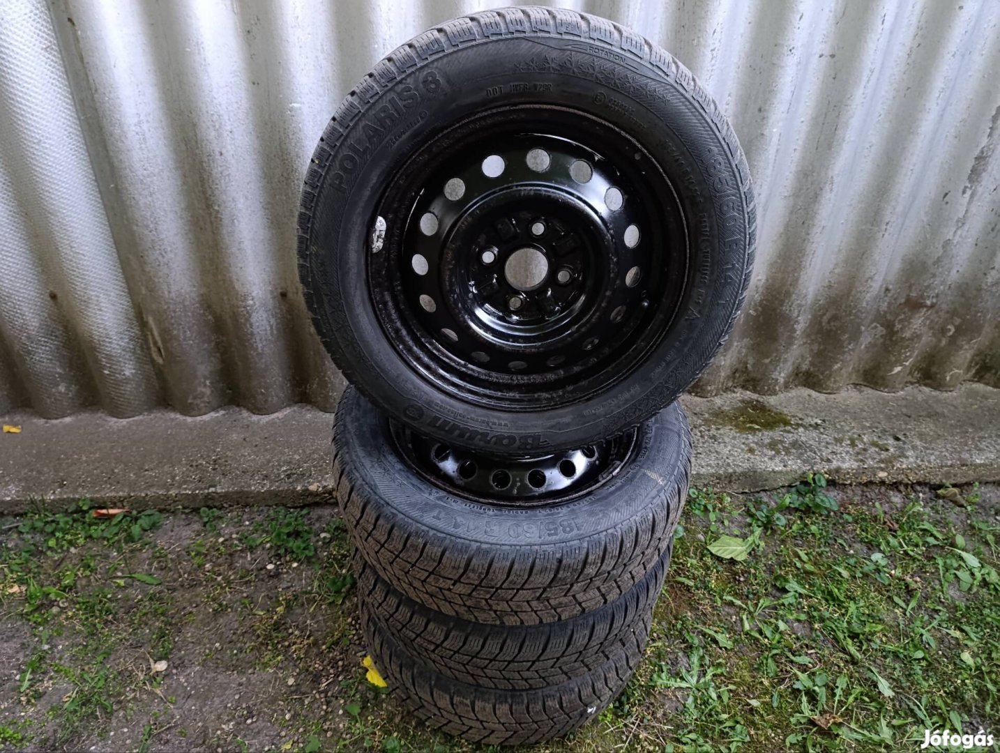 185/60 r14 téli gumi 4x100 lemez felni Suzuki Toyota Hyundai 