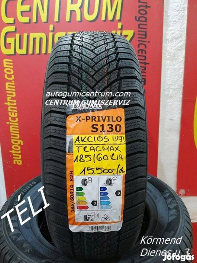 185/60r14 téli gumi újak -Tracmax. 15.500 Ft