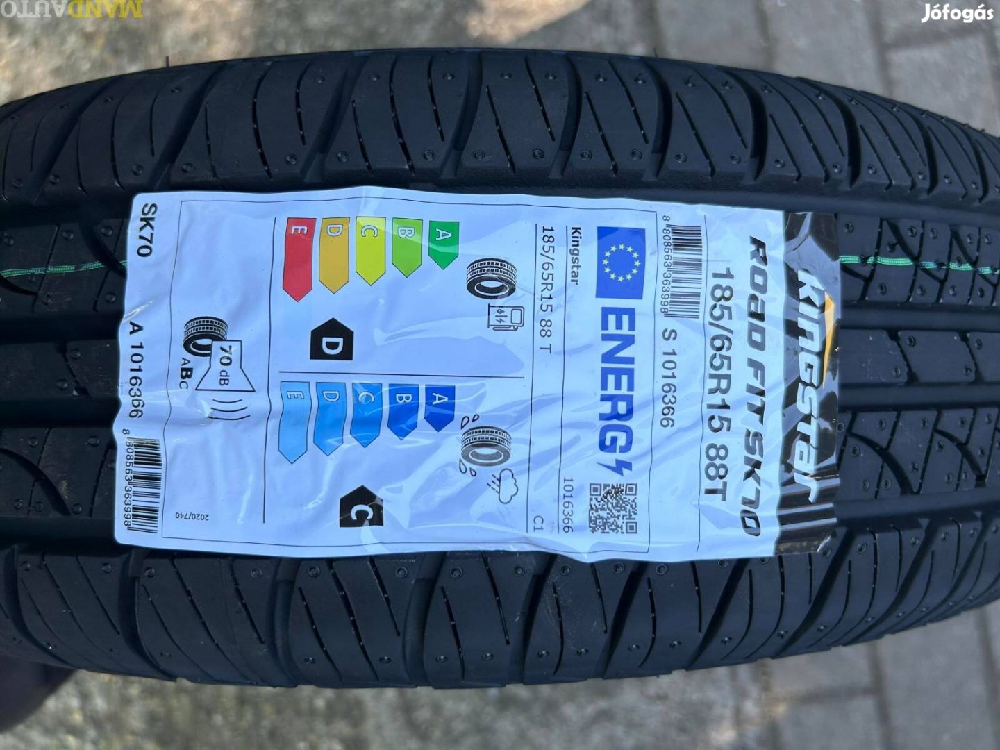 185/65R15 Kingstar SK70,Új nyárigumi