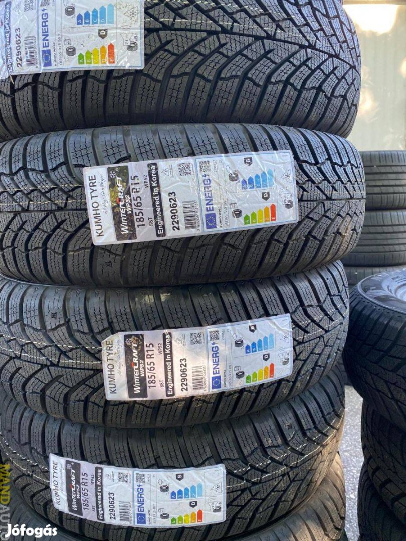 185/65R15 Kumho Winter WP52,Új téligumi