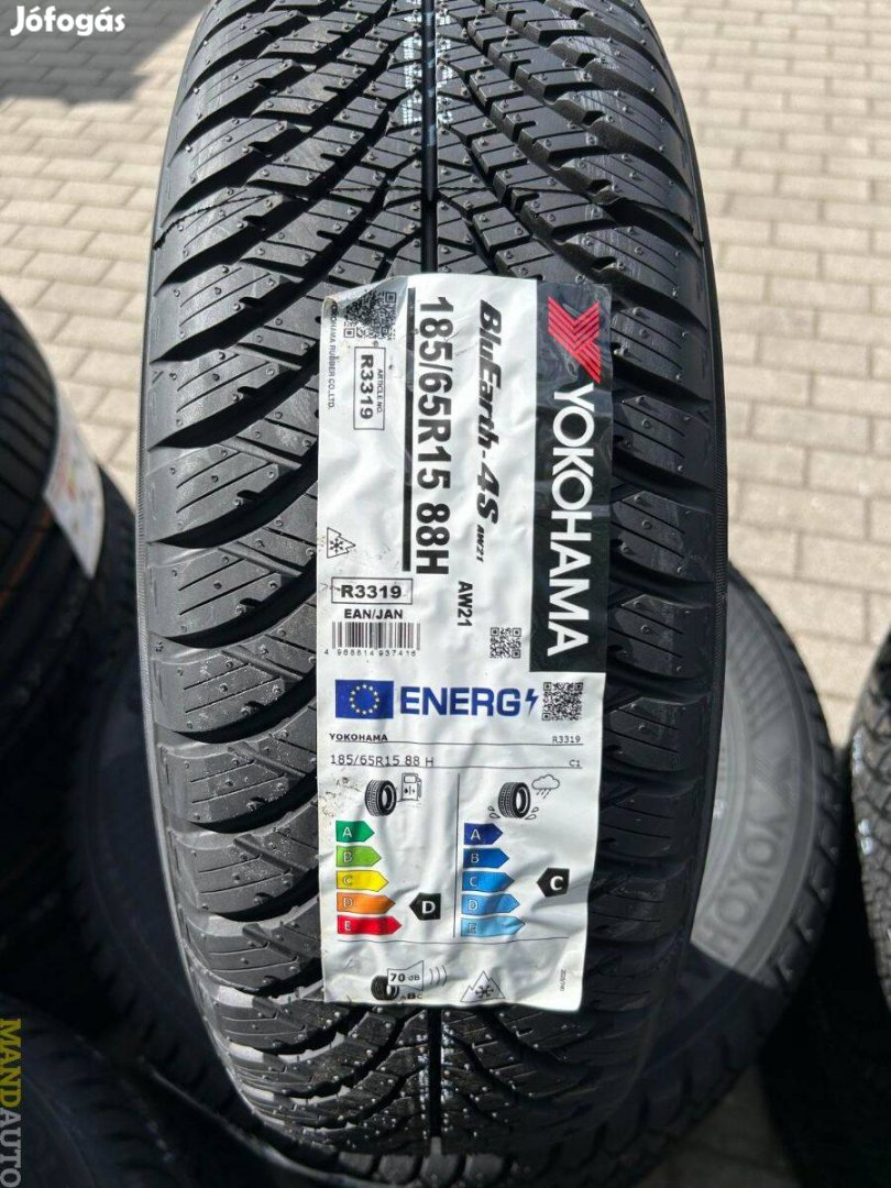 185/65R15 Yokohama AW21 4Season,Új négy évszakos gumi